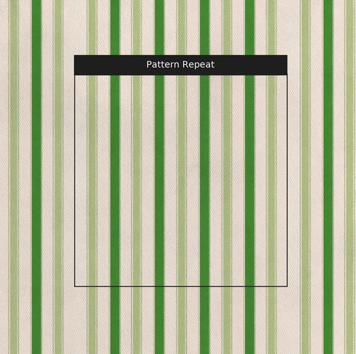 Bellagio Blush Mint Stripes - Fabric