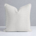 Benjamin Cream Throw Pillow - Lemon Park