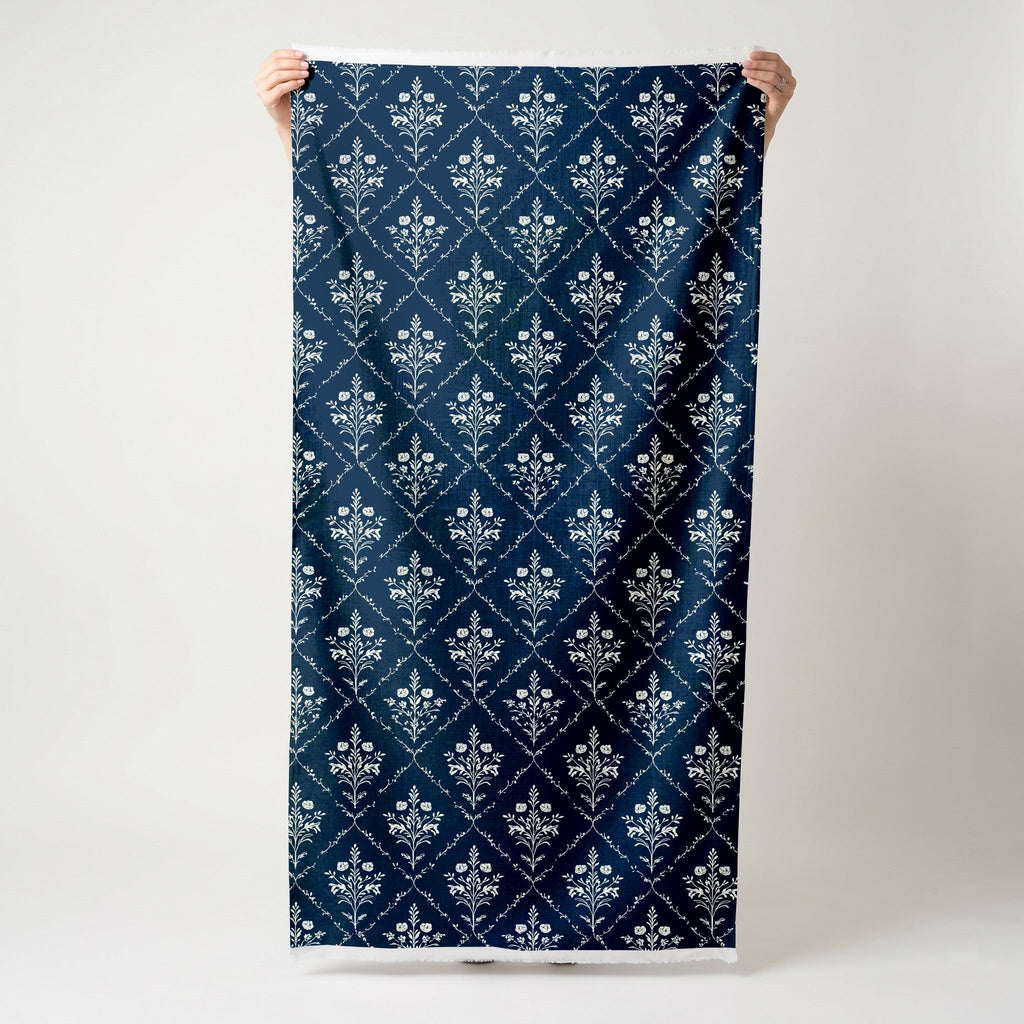 Benjamin Navy Floral - Fabric