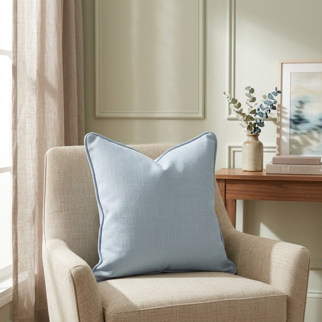 Benjamin Steel Throw Pillow