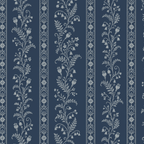 Benjamin Toile Stripes Wallpaper