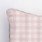 Juliet's Garden Bubble Gingham Throw Pillow