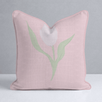 Juliet's Garden Bubble Tulip Throw Pillow - Lemon Park