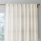 Juliet's Garden Easter Yellow Stripe - Drapery