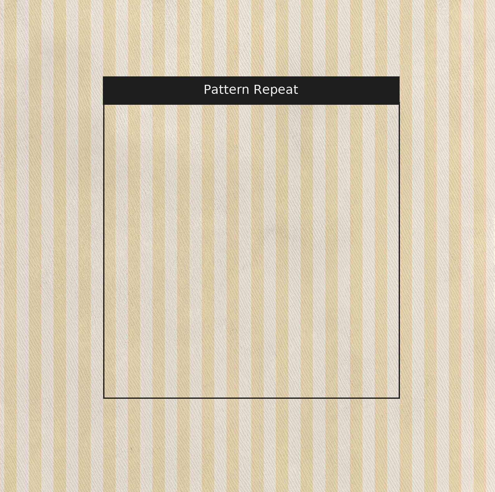 Juliet's Garden Easter Yellow Stripe - Fabric