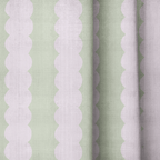 Juliet's Garden Pistachio and Bubble Stripe - Drapery