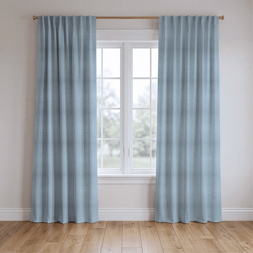 Juliet's Garden Robin Blue - Drapery
