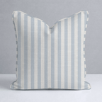 Juliet's Garden Robin Blue Stripe Throw Pillow - Lemon Park