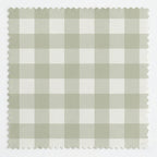 Loose Stems Lichen Gingham_ - Fabric - Lemon Park