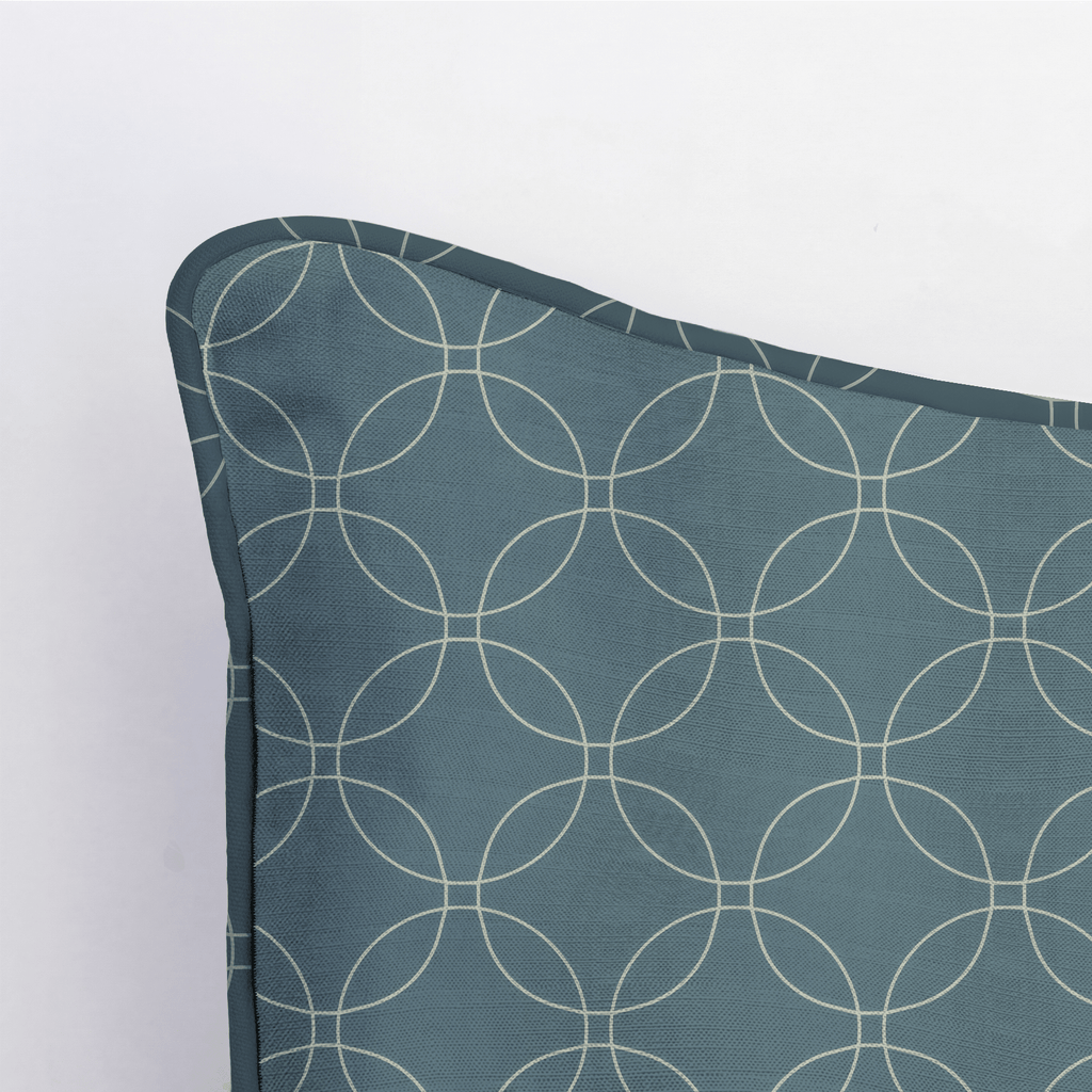 The Silk Garden Aegean Diamond Throw Pillow