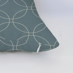 The Silk Garden Aegean Diamond Throw Pillow