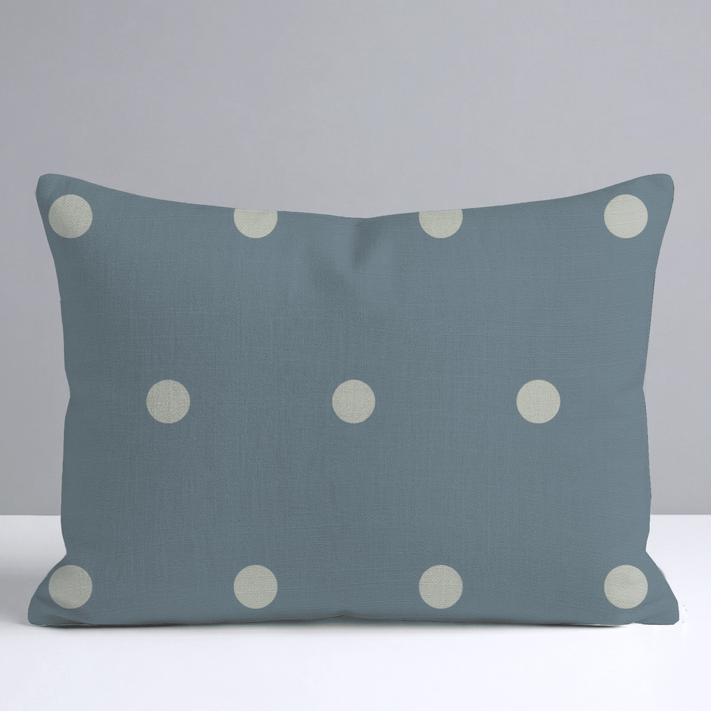 The Silk Garden Aegean Dots Throw Pillow - Lemon Park