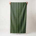 The Silk Garden Evergreen Stripes - Fabric